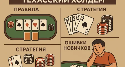 Техасский холдем — правила, стратегия и ошибки новичков